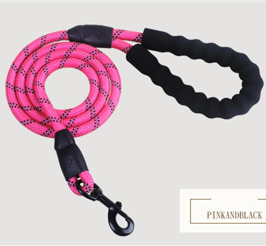 Reflective Nylon Dog Leash – Training & Walking Lead for All Sizes - Elorapets Elorapets Pink j4e0kn-zs 0 Reflective Nylon Dog Leash – Training & Walking Lead for All Sizes