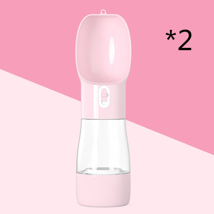 Traveling Out Portable Dog Water Dispenser - Elorapets Elorapets 2pc Pink j4e0kn-zs 0 Traveling Out Portable Dog Water Dispenser