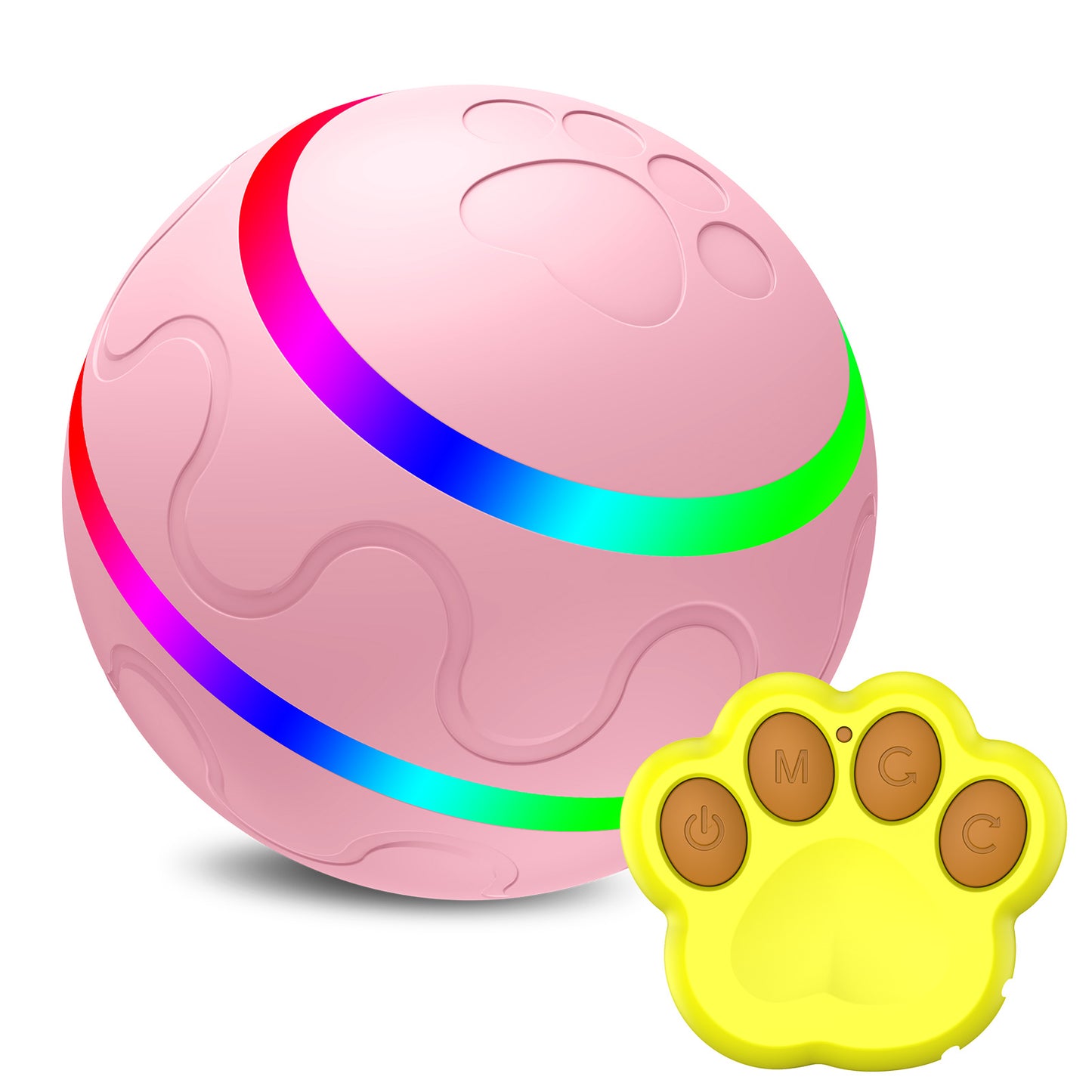 Smart Self-Rotating Cat Ball – USB Interactive Toy - Elorapets Elorapets Pink / Upgrade remote control j4e0kn-zs 0 Smart Self-Rotating Cat Ball – USB Interactive Toy