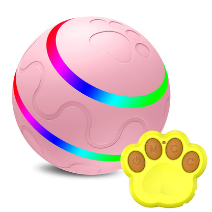 Smart Self-Rotating Cat Ball – USB Interactive Toy - Elorapets Elorapets Pink / Upgrade remote control j4e0kn-zs 0 Smart Self-Rotating Cat Ball – USB Interactive Toy