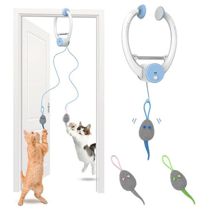 Electric Hanging Mouse Cat Toy – Automatic Teaser - Elorapets Elorapets Sky Blue j4e0kn-zs 0 Electric Hanging Mouse Cat Toy – Automatic Teaser