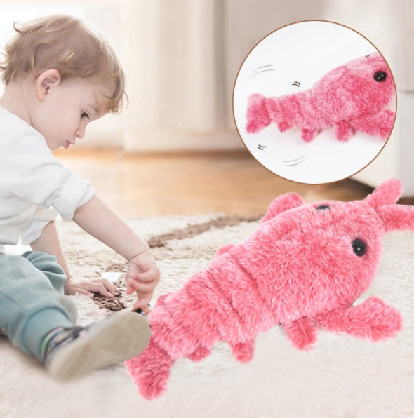 Interactive Jumping Shrimp Cat Toy (USB Rechargeable) - Elorapets Elorapets Jumping shrimp random color / About 35CM / USB j4e0kn-zs 0 Interactive Jumping Shrimp Cat Toy (USB Rechargeable)