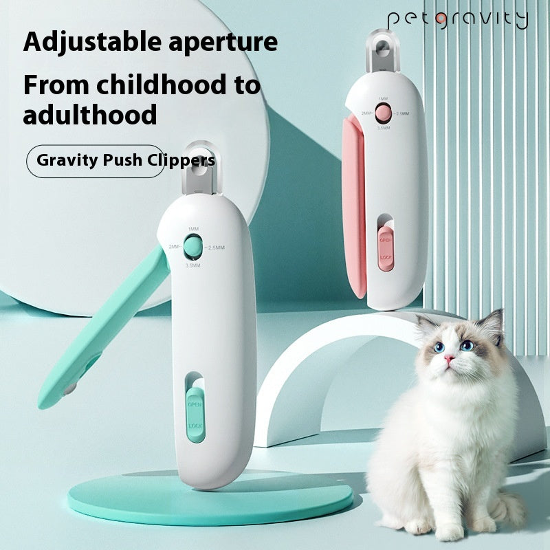 Cat Nail Clippers With Safety Guard Handle - Elorapets Elorapets Chinese Version Packaging / Blue j4e0kn-zs 0 Cat Nail Clippers With Safety Guard Handle