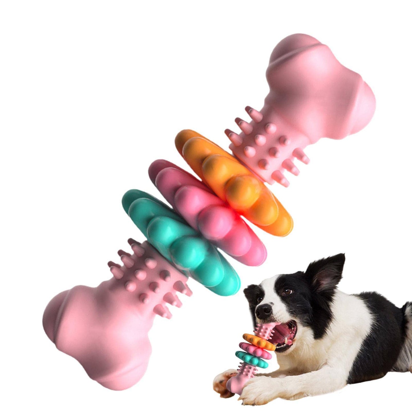 Indestructible TPR Dog Chew Bone – Teeth Cleaning Toy - Elorapets Elorapets Blue j4e0kn-zs 0 Indestructible TPR Dog Chew Bone – Teeth Cleaning Toy