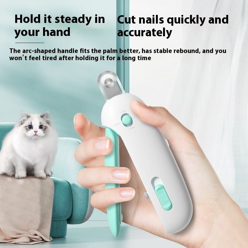 Cat Nail Clippers With Safety Guard Handle - Elorapets Elorapets Chinese Version Packaging / Blue j4e0kn-zs 0 Cat Nail Clippers With Safety Guard Handle