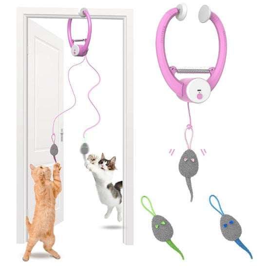 Electric Hanging Mouse Cat Toy – Automatic Teaser - Elorapets Elorapets Sky Blue j4e0kn-zs 0 Electric Hanging Mouse Cat Toy – Automatic Teaser