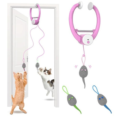 Electric Hanging Mouse Cat Toy – Automatic Teaser - Elorapets Elorapets Sky Blue j4e0kn-zs 0 Electric Hanging Mouse Cat Toy – Automatic Teaser
