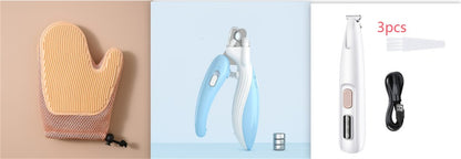 LED Waterproof Dog Paw Trimmer – Wide Blade - Elorapets Elorapets White set2 j4e0kn-zs 0 LED Waterproof Dog Paw Trimmer – Wide Blade