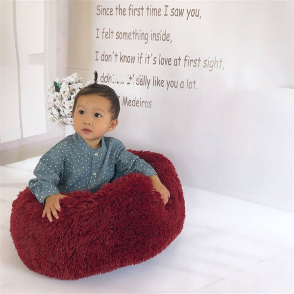 Round Plush Cat Bed – Warm Autumn & Winter Nest Mat - Elorapets Elorapets Pink / 110cm j4e0kn-zs 0 Round Plush Cat Bed – Warm Autumn & Winter Nest Mat