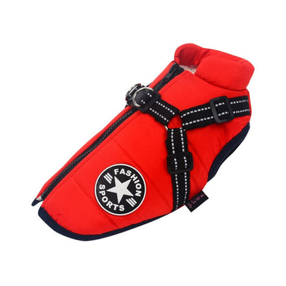 Large Pet Dog Jackets Winter Warm Dogs Clothes Coats - Elorapets Elorapets Red / 4XL j4e0kn-zs 0 Large Pet Dog Jackets Winter Warm Dogs Clothes Coats