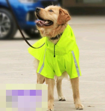 Waterproof Reflective Dog Raincoat – Cape Style for Large Dogs - Elorapets Elorapets Yellow / M j4e0kn-zs 0 Waterproof Reflective Dog Raincoat – Cape Style for Large Dogs