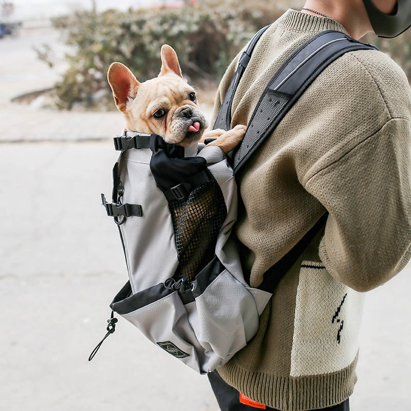 Dog Carrier Backpack – Portable Travel Pet Bag (Double Shoulder) - Elorapets Elorapets Dark grey / M j4e0kn-zs 0 Dog Carrier Backpack – Portable Travel Pet Bag (Double Shoulder)