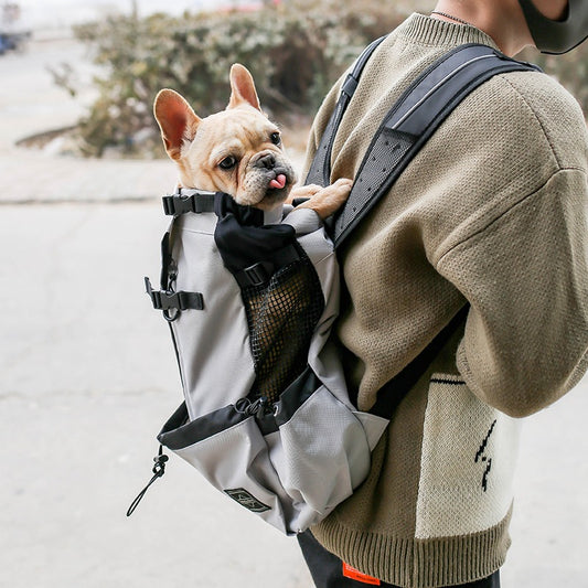 Dog Carrier Backpack – Portable Travel Pet Bag (Double Shoulder) - Elorapets Elorapets Dark grey / M j4e0kn-zs 0 Dog Carrier Backpack – Portable Travel Pet Bag (Double Shoulder)
