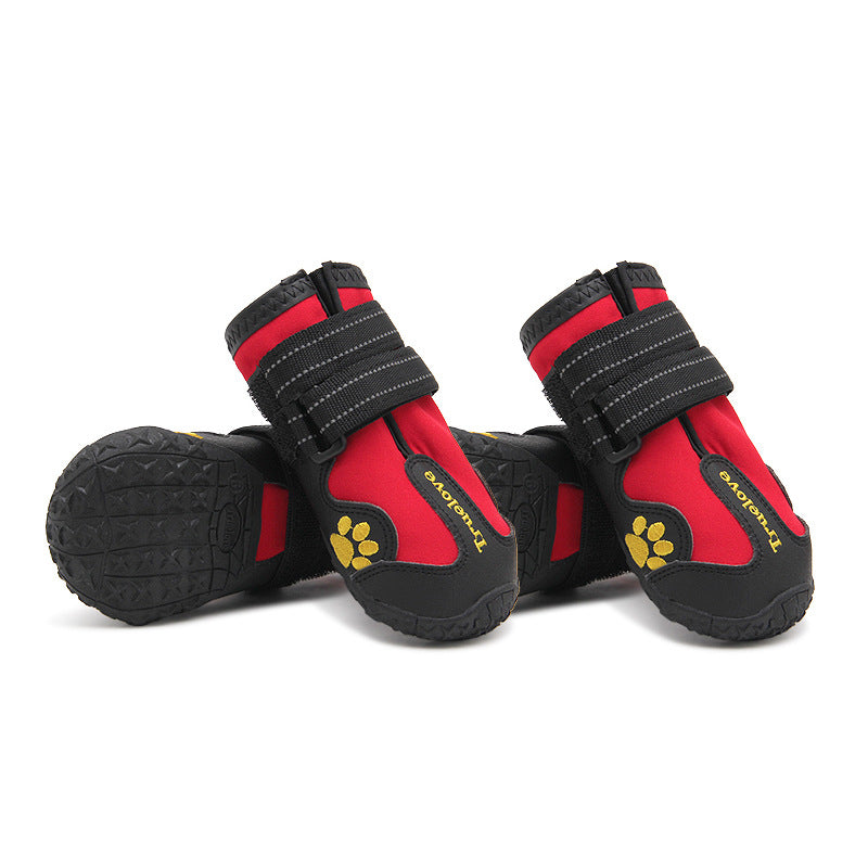 Big Dog Shoes Non-slip Wear Dog Shoes Pet Shoes - Elorapets Elorapets Red / 7 Number j4e0kn-zs 0 Big Dog Shoes Non-slip Wear Dog Shoes Pet Shoes