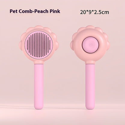 Self-Cleaning Pet Grooming Brush with Built-In Spray - Elorapets Elorapets Ordinary Pink j4e0kn-zs 0 Self-Cleaning Pet Grooming Brush with Built-In Spray
