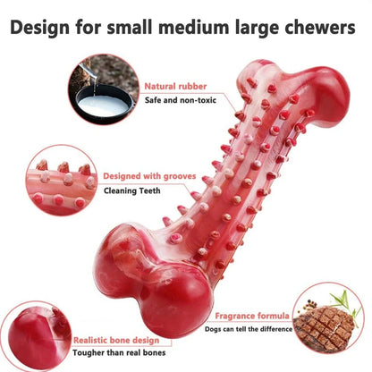 Durable Natural Rubber Chew Toy for Aggressive Dogs - Elorapets Elorapets Red j4e0kn-zs 4 Durable Natural Rubber Chew Toy for Aggressive Dogs