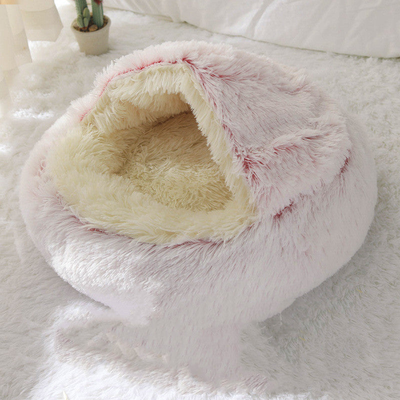 Crystal velvet warm round half-pack cat litter - Elorapets Elorapets Green / 65x65cm j4e0kn-zs 0 Crystal velvet warm round half-pack cat litter
