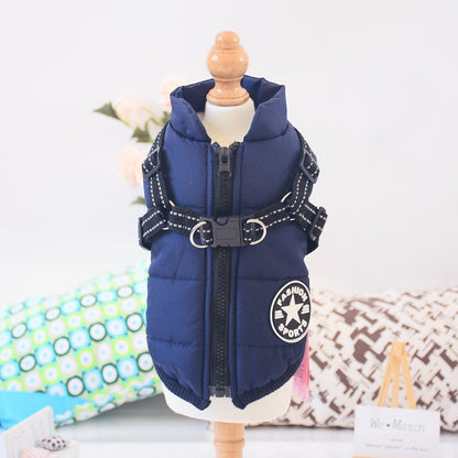 Waterproof Winter Dog Coat with Harness – Warm Dog Jacket - Elorapets Elorapets Blue / L j4e0kn-zs 0 Waterproof Winter Dog Coat with Harness – Warm Dog Jacket