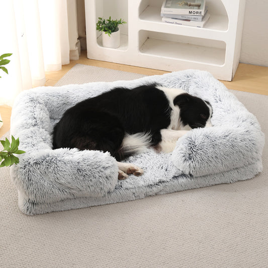 Plush Round Pet Bed Dog Bed Winter - Elorapets Elorapets M27 Light Brown / S No Inner Sleeve j4e0kn-zs 0 Plush Round Pet Bed Dog Bed Winter