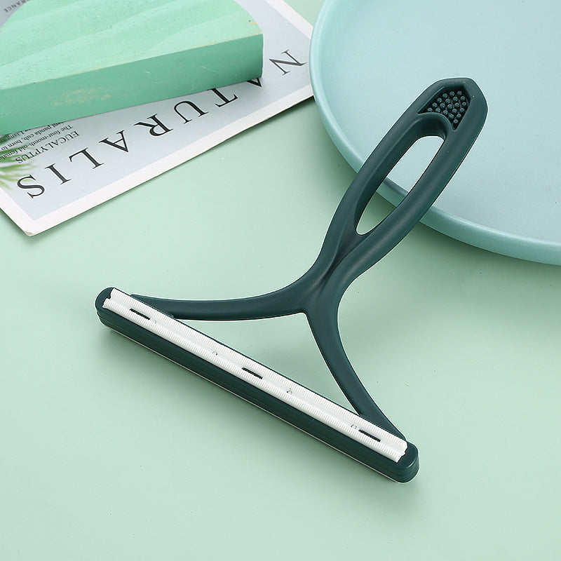 Double-Sided Fabric Shaver – Manual Lint & Hair Remover Tool - Elorapets Elorapets Dark green / 1PC j4e0kn-zs 0 Double-Sided Fabric Shaver – Manual Lint & Hair Remover Tool