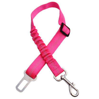 Adjustable Reflective Dog Car Seat Belt – Safety Harness Lead - Elorapets Elorapets Pink j4e0kn-zs 0 Adjustable Reflective Dog Car Seat Belt – Safety Harness Lead