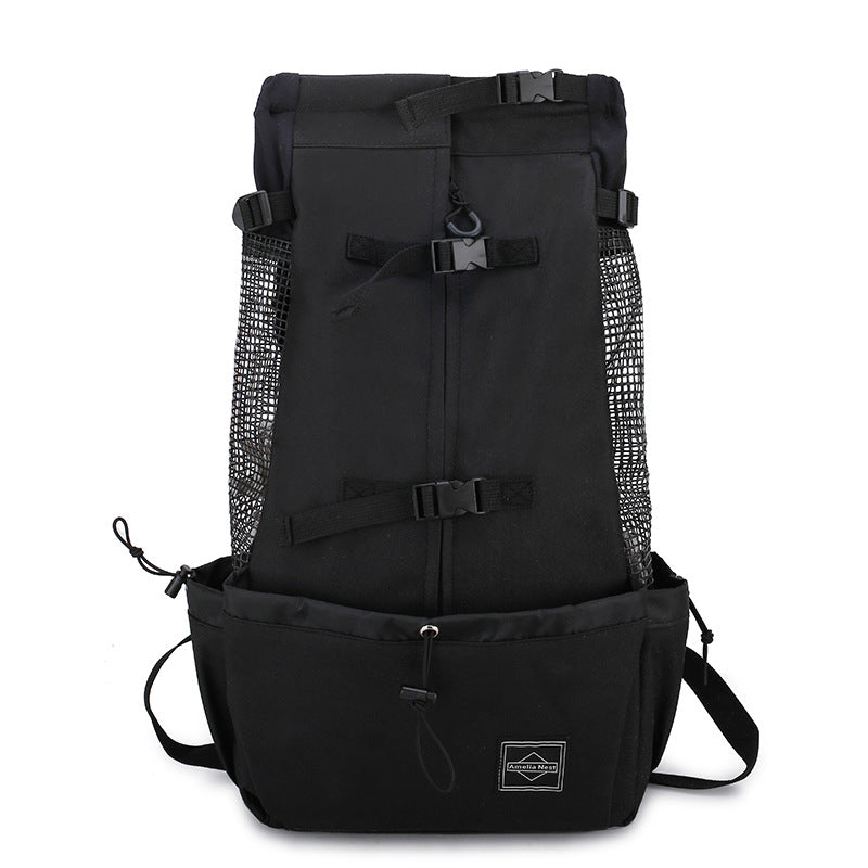 Dog Carrier Backpack – Portable Travel Pet Bag (Double Shoulder) - Elorapets Elorapets Black / M j4e0kn-zs 0 Dog Carrier Backpack – Portable Travel Pet Bag (Double Shoulder)