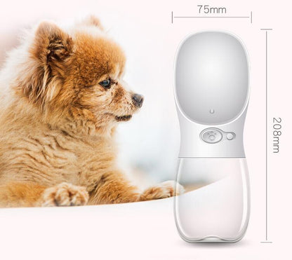 Pet Water Cup Outdoor Portable Water Bottle - Elorapets Elorapets Pink With filter / 350ML j4e0kn-zs 0 Pet Water Cup Outdoor Portable Water Bottle