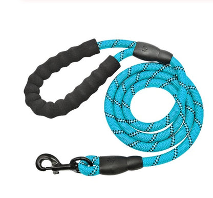 Reflective Nylon Dog Leash – Training & Walking Lead for All Sizes - Elorapets Elorapets Blue j4e0kn-zs 0 Reflective Nylon Dog Leash – Training & Walking Lead for All Sizes