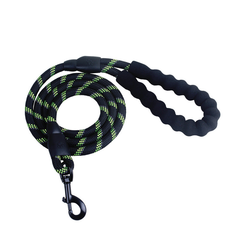 Reflective Nylon Dog Leash – Training & Walking Lead for All Sizes - Elorapets Elorapets Black and green j4e0kn-zs 0 Reflective Nylon Dog Leash – Training & Walking Lead for All Sizes