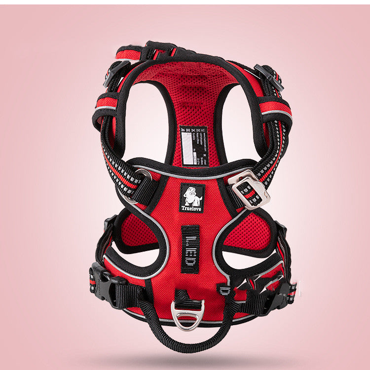 Adjustable Dog Rope Leash – Vest-Style Walking Harness Lead - Elorapets Elorapets Red / XS j4e0kn-zs 0 Adjustable Dog Rope Leash – Vest-Style Walking Harness Lead