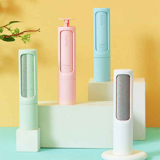 2-in-1 Reusable Pet Hair Remover Brush – Self-Cleaning Lint Roller - Elorapets Elorapets White j4e0kn-zs 0 2-in-1 Reusable Pet Hair Remover Brush – Self-Cleaning Lint Roller