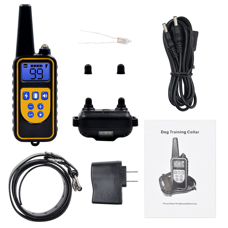 Remote Control Dog Training Device Dog Collar - Elorapets Elorapets US / Black j4e0kn-zs 0 Remote Control Dog Training Device Dog Collar