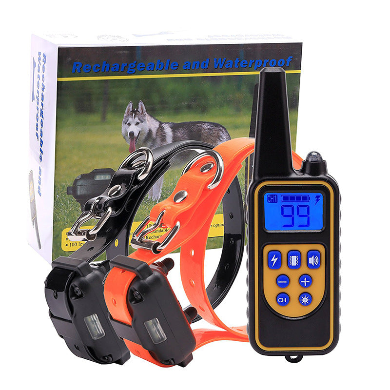 Remote Control Dog Training Device Dog Collar - Elorapets Elorapets US / Black j4e0kn-zs 0 Remote Control Dog Training Device Dog Collar