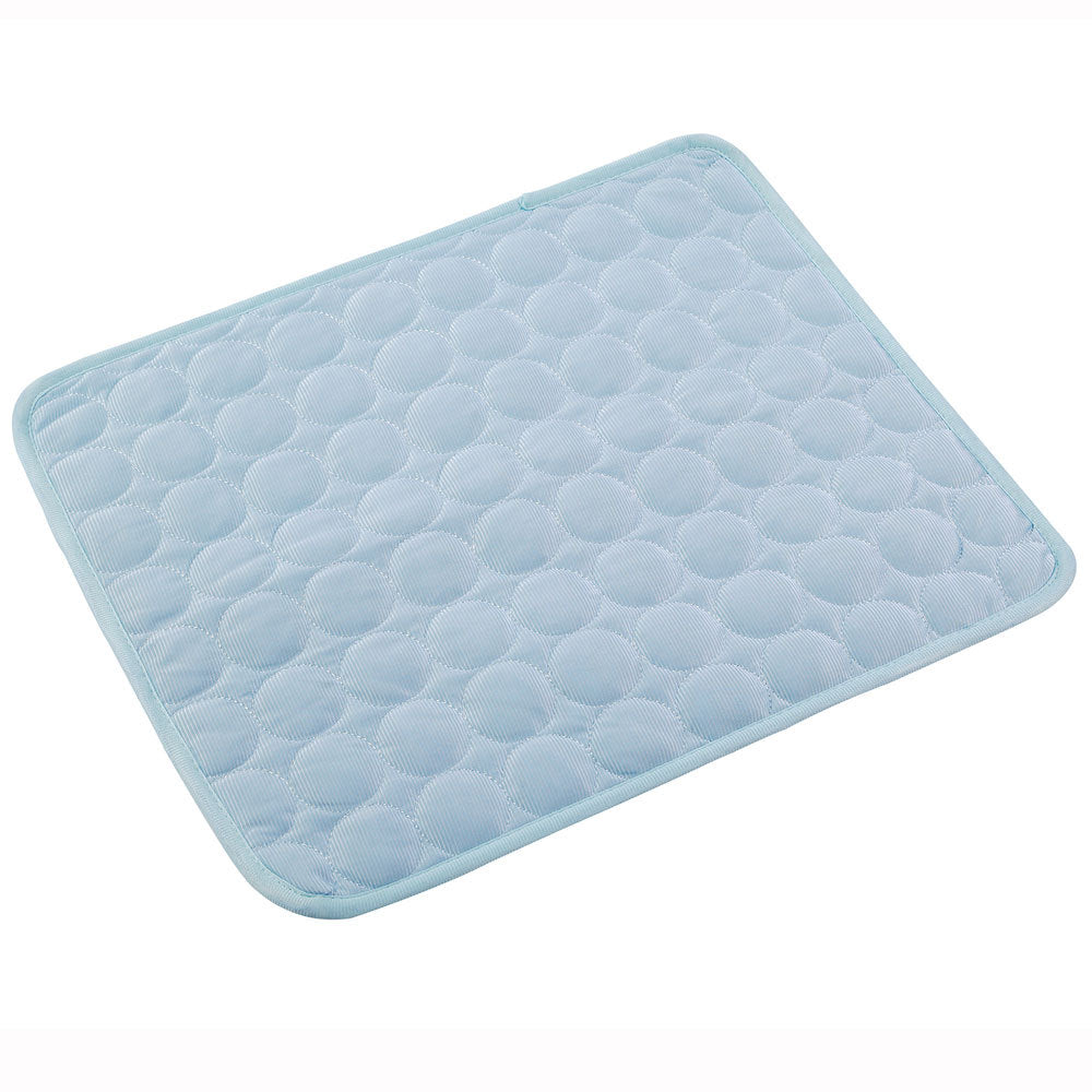 Pet Dog Cat Ice Silk Cold Nest Pad For Cooling In Summer - Elorapets Elorapets Light blue / 40x30cm j4e0kn-zs 0 Pet Dog Cat Ice Silk Cold Nest Pad For Cooling In Summer