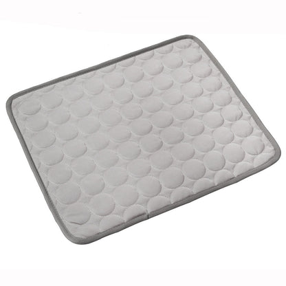 Pet Dog Cat Ice Silk Cold Nest Pad For Cooling In Summer - Elorapets Elorapets Gray / 40x30cm j4e0kn-zs 0 Pet Dog Cat Ice Silk Cold Nest Pad For Cooling In Summer