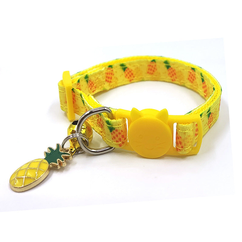 Pet Print Bell Cat Collar Cat Strap - Elorapets Elorapets Strawberry j4e0kn-zs 0 Pet Print Bell Cat Collar Cat Strap