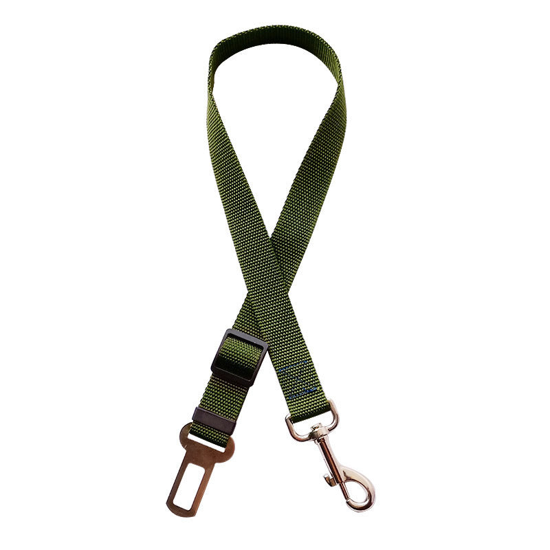 Adjustable Pet Car Seat Belt – Dog & Cat Safety Harness Clip - Elorapets Elorapets Army Green j4e0kn-zs 0 Adjustable Pet Car Seat Belt – Dog & Cat Safety Harness Clip