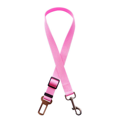Adjustable Pet Car Seat Belt – Dog & Cat Safety Harness Clip - Elorapets Elorapets Pink j4e0kn-zs 0 Adjustable Pet Car Seat Belt – Dog & Cat Safety Harness Clip