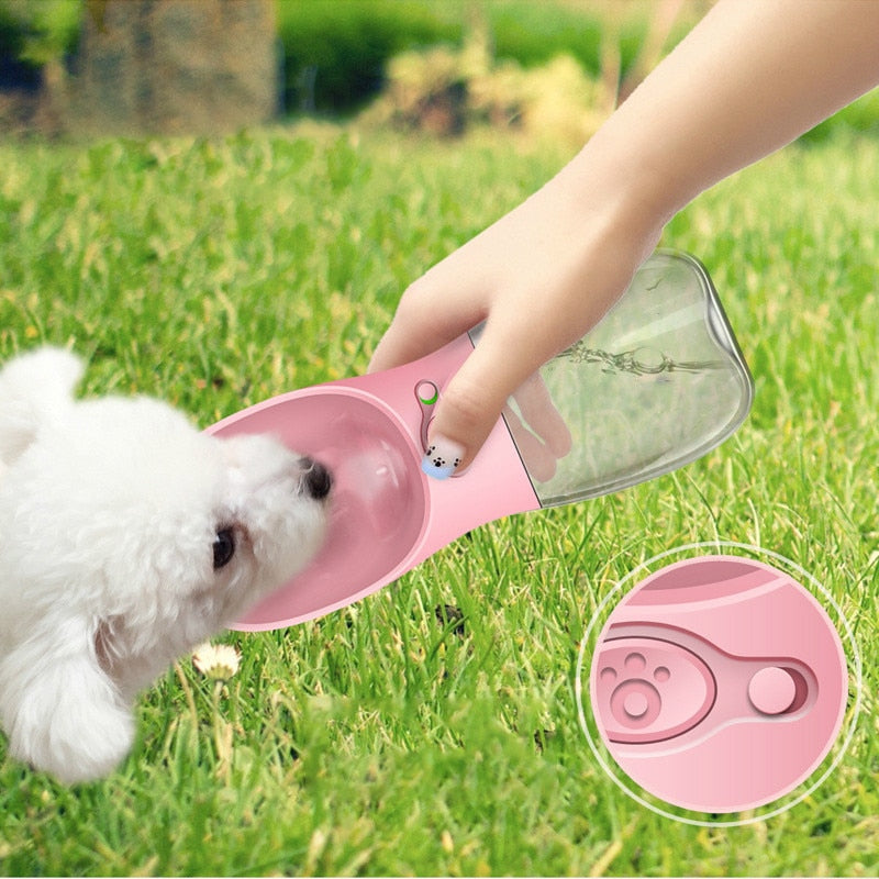 Pet Water Cup Outdoor Portable Water Bottle - Elorapets Elorapets Pink With filter / 350ML j4e0kn-zs 0 Pet Water Cup Outdoor Portable Water Bottle
