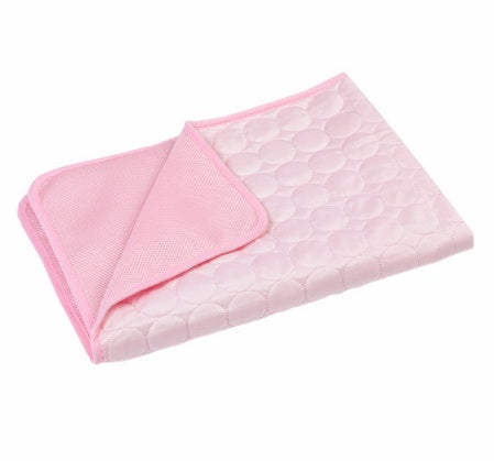 Summer Cooling Pet Sleeping Ice Silk Mat - Elorapets Elorapets Pink / 40x30cm j4e0kn-zs 0 Summer Cooling Pet Sleeping Ice Silk Mat