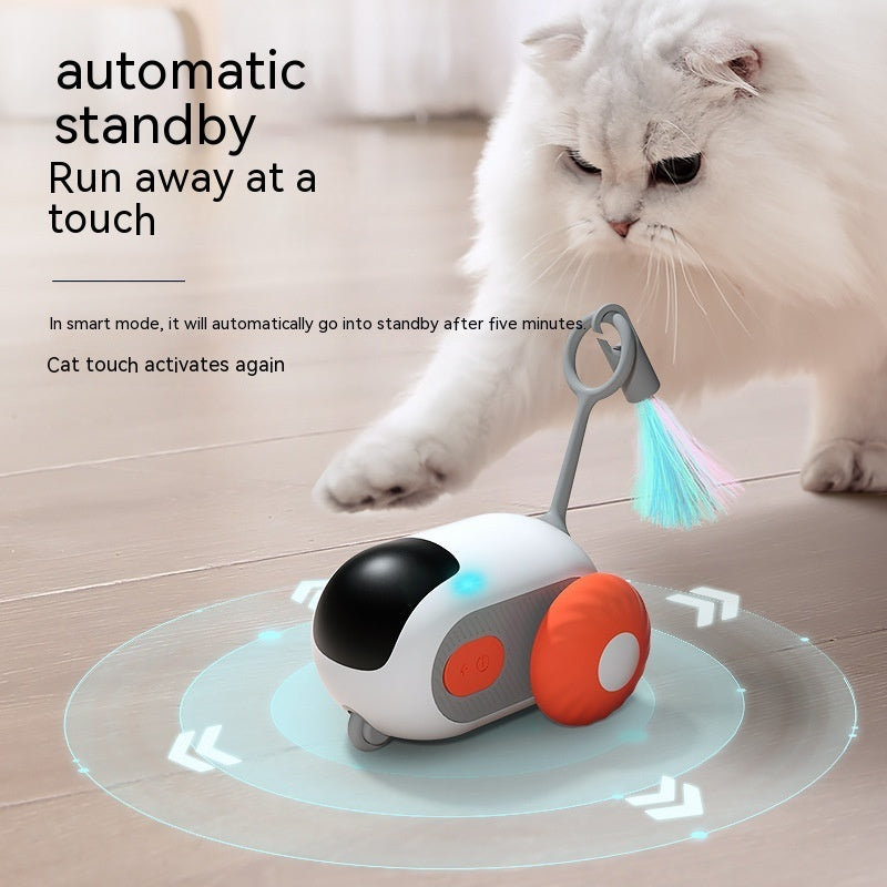 Remote Control Cat Toy Car – USB Rechargeable Chaser - Elorapets Elorapets Blue Running Car / USB j4e0kn-zs 0 Remote Control Cat Toy Car – USB Rechargeable Chaser