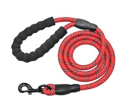 Reflective Nylon Dog Leash – Training & Walking Lead for All Sizes - Elorapets Elorapets Red j4e0kn-zs 0 Reflective Nylon Dog Leash – Training & Walking Lead for All Sizes