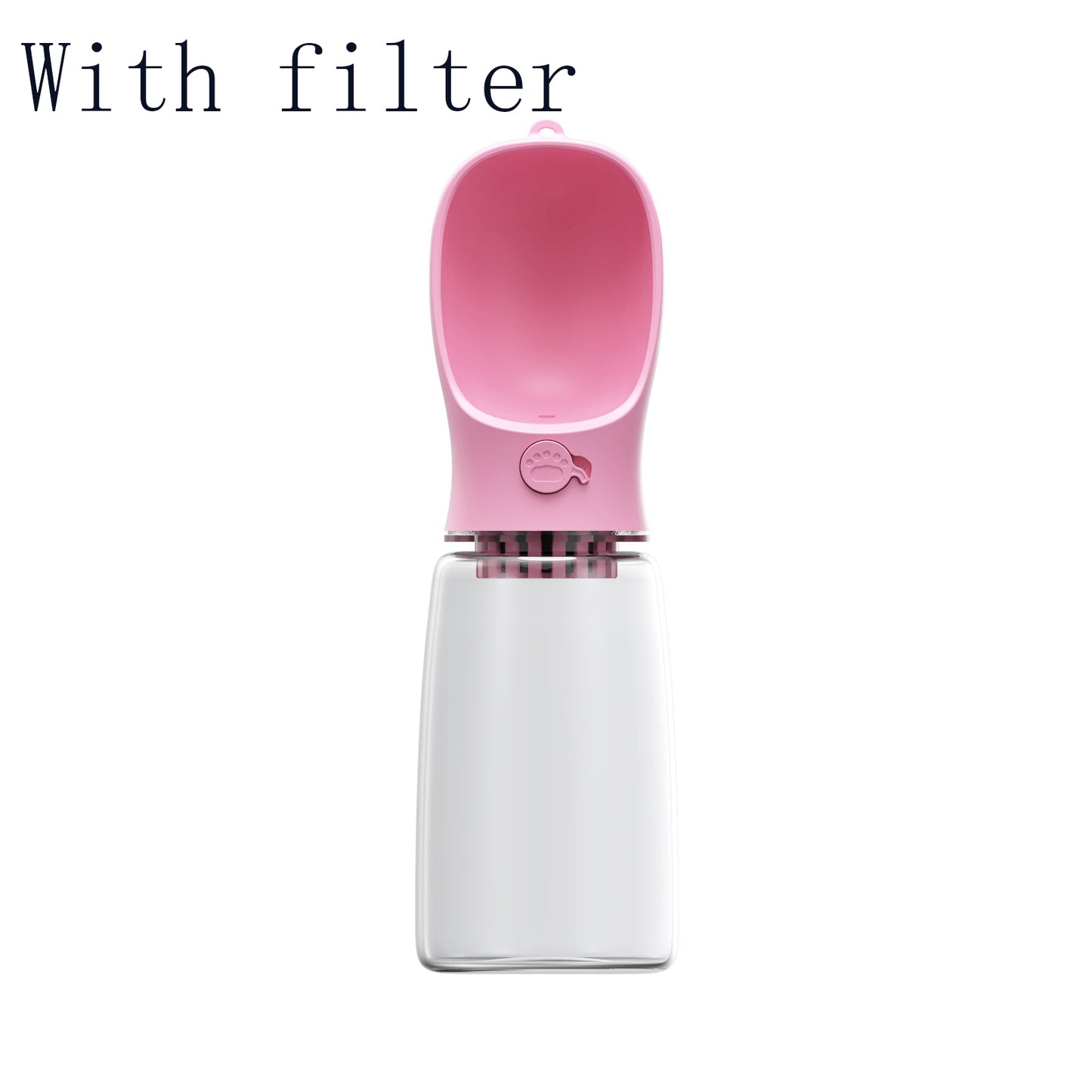Pet Water Cup Outdoor Portable Water Bottle - Elorapets Elorapets Pink With filter / 550ML j4e0kn-zs 0 Pet Water Cup Outdoor Portable Water Bottle