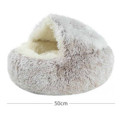 Crystal velvet warm round half-pack cat litter - Elorapets Elorapets Green / 65x65cm j4e0kn-zs 0 Crystal velvet warm round half-pack cat litter
