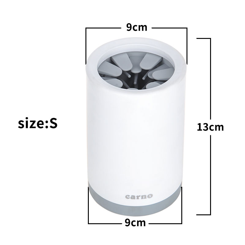 Portable Pet Paw Cleaner Cup Soft Silicone Comb - Elorapets Elorapets Grey / S j4e0kn-zs 0 Portable Pet Paw Cleaner Cup Soft Silicone Comb