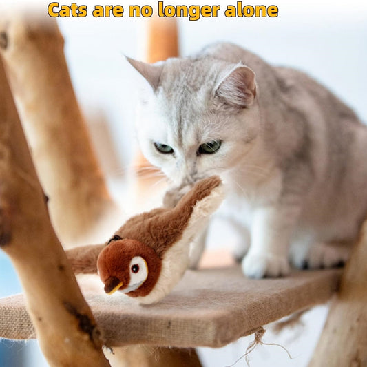 Interactive Flapping Bird Cat Toy – Boredom Relief - Elorapets Elorapets Sparrow j4e0kn-zs 4 Interactive Flapping Bird Cat Toy – Boredom Relief