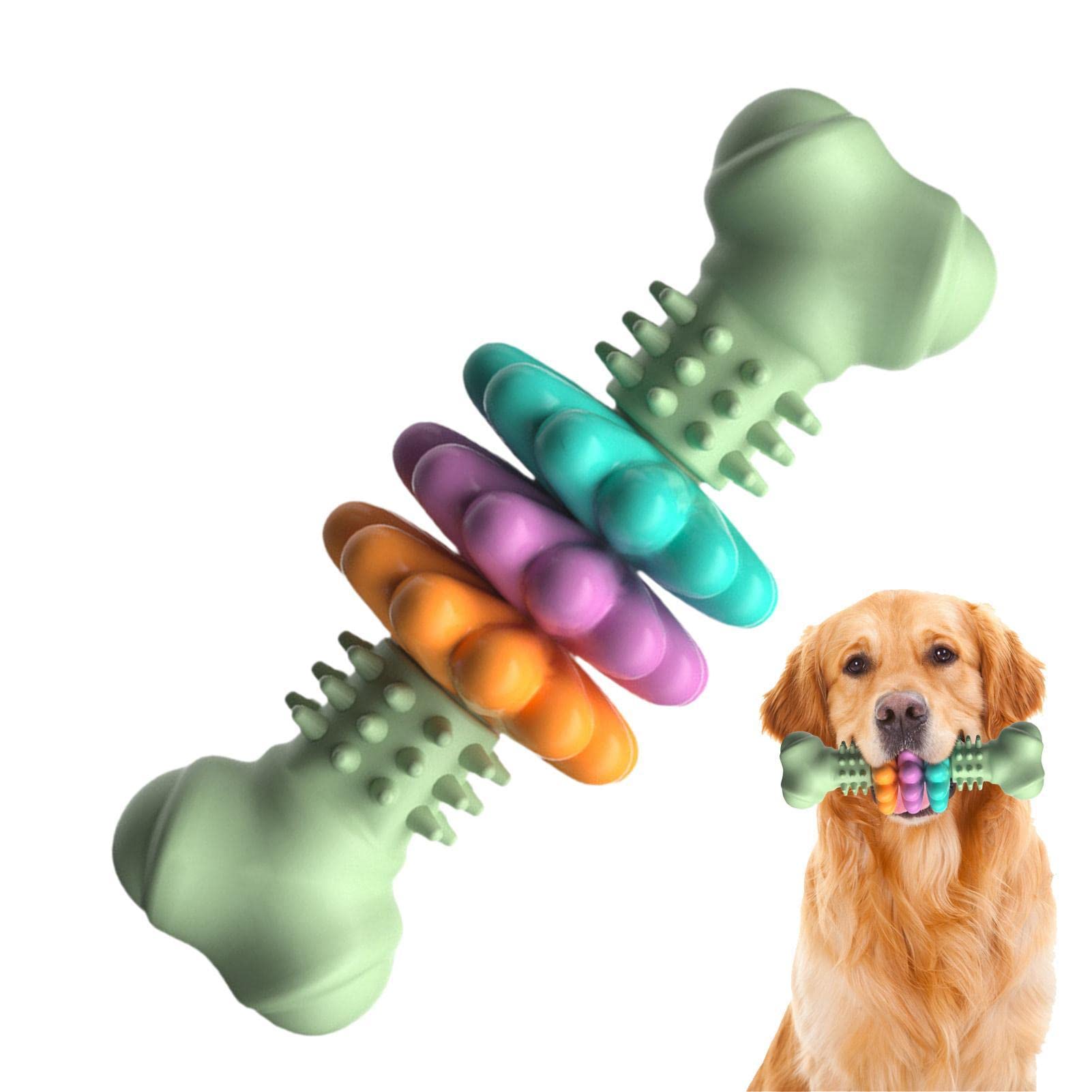 Indestructible TPR Dog Chew Bone – Teeth Cleaning Toy - Elorapets Elorapets Blue j4e0kn-zs 0 Indestructible TPR Dog Chew Bone – Teeth Cleaning Toy