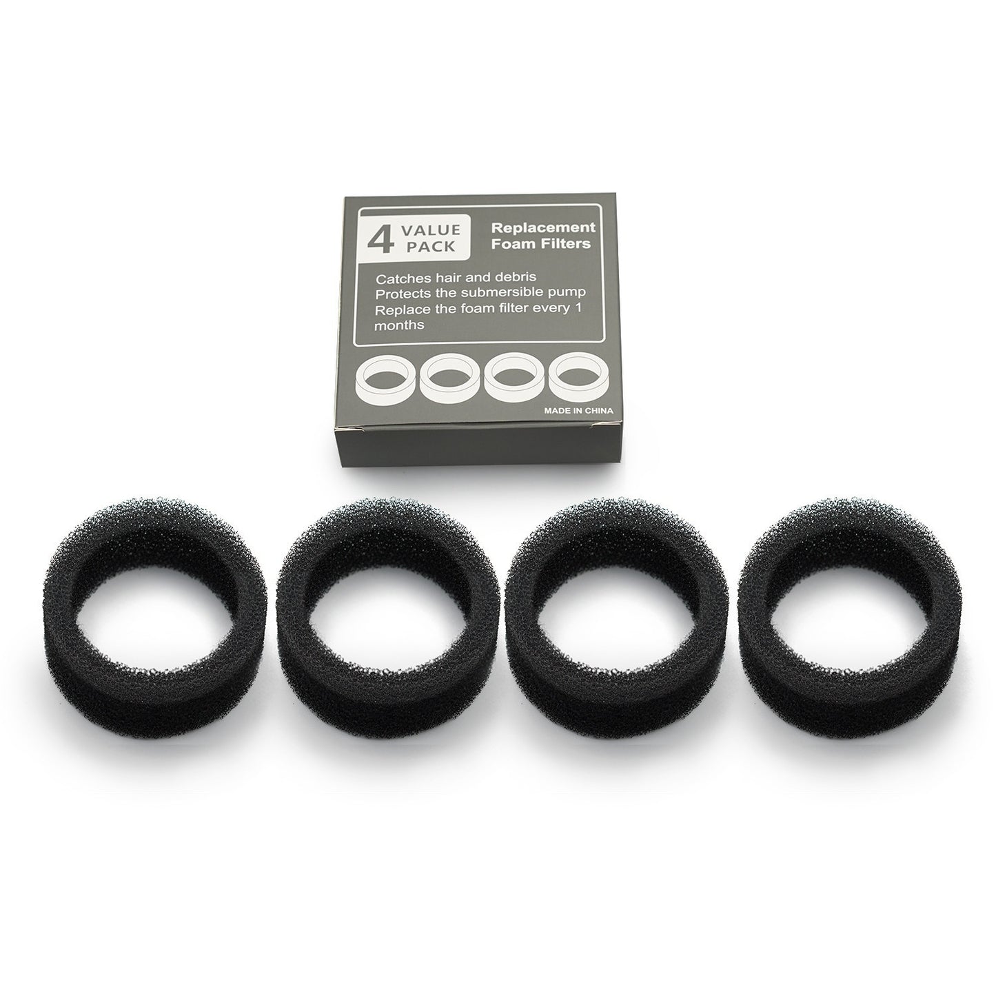 Stainless Steel Pet Water Dispenser Filter – Non-Woven Replacement Element - Elorapets Elorapets Ring Filter Cotton 4 Pack j4e0kn-zs 0 Stainless Steel Pet Water Dispenser Filter – Non-Woven Replacement Element