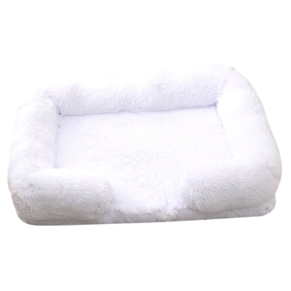 Plush Round Pet Bed Dog Bed Winter - Elorapets Elorapets M27 White / S No Inner Sleeve j4e0kn-zs 0 Plush Round Pet Bed Dog Bed Winter