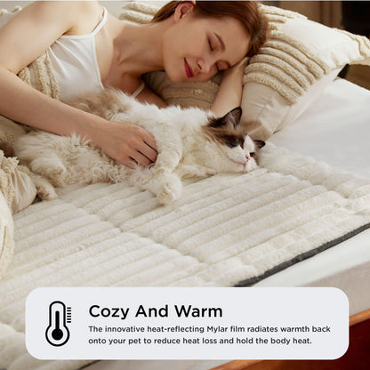 Self-Warming Pet Mat – Thermal Non-Slip Bed for Cats & Small Dogs - Elorapets Elorapets Brown / 61x45cm j4e0kn-zs 4 Self-Warming Pet Mat – Thermal Non-Slip Bed for Cats & Small Dogs